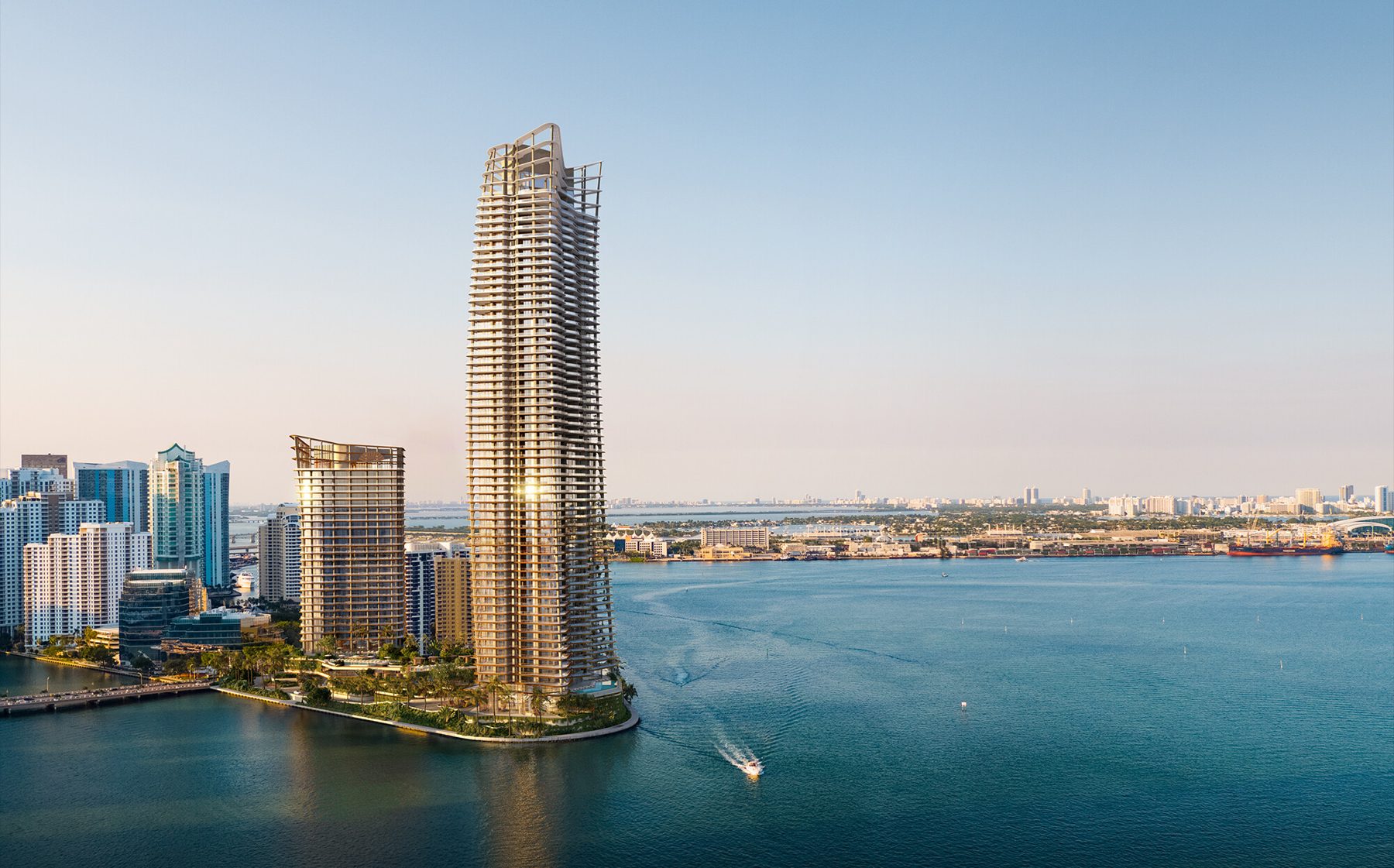 The Residences at Mandarin Oriental on the tip of Brickell Key