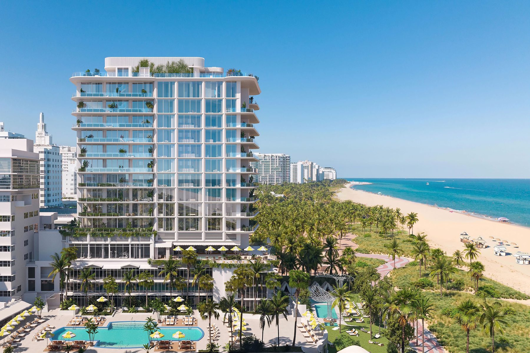 Ritz-Carlton Residences South Beach on the oceanfront